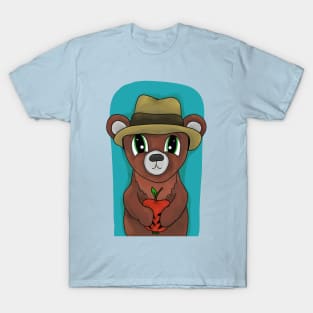 Bear with apple T-Shirt